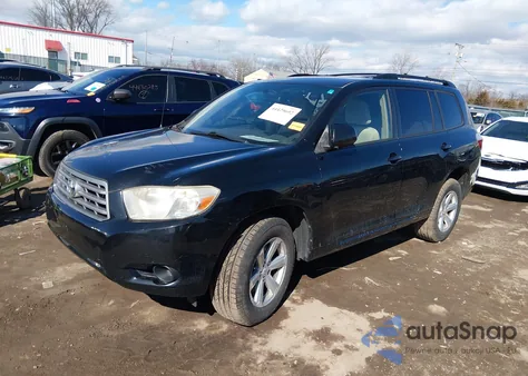 2008 Toyota Highlander z USA, uszkodzony, nr VIN JTEES41A882087933
